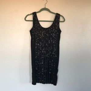 Aqua dress. 100% polyester. Short cocktail dress.